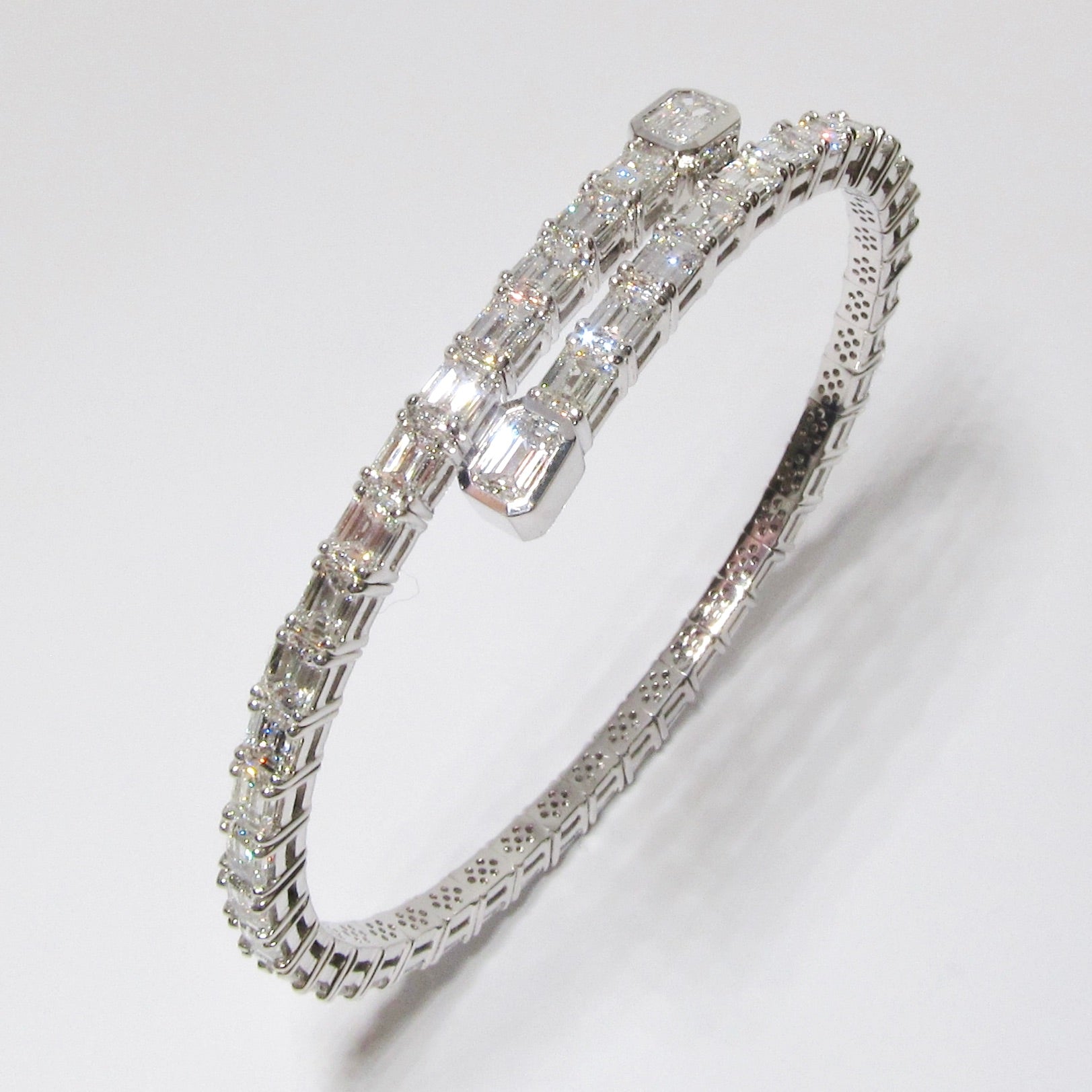 Diamond Stretch Bypass Bracelet