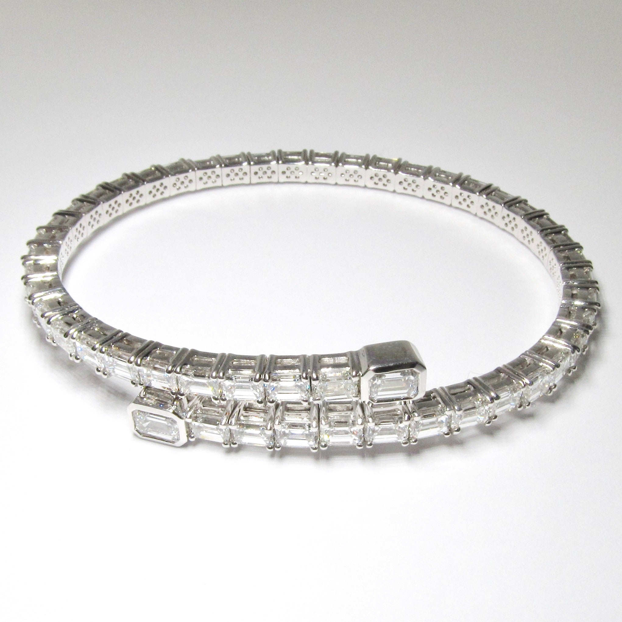 Diamond Stretch Bypass Bracelet