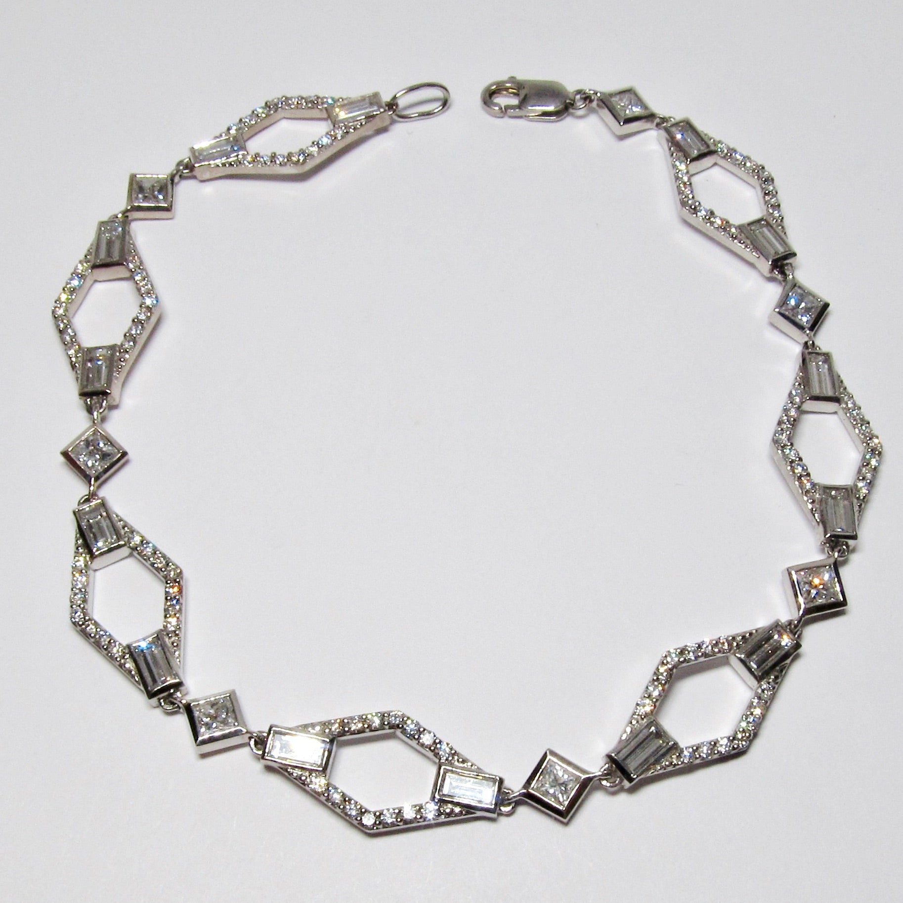 Platinum & Diamond Deco Bracelet