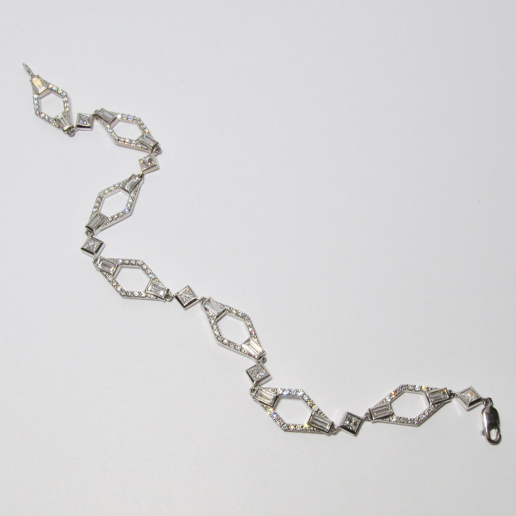 Platinum & Diamond Deco Bracelet