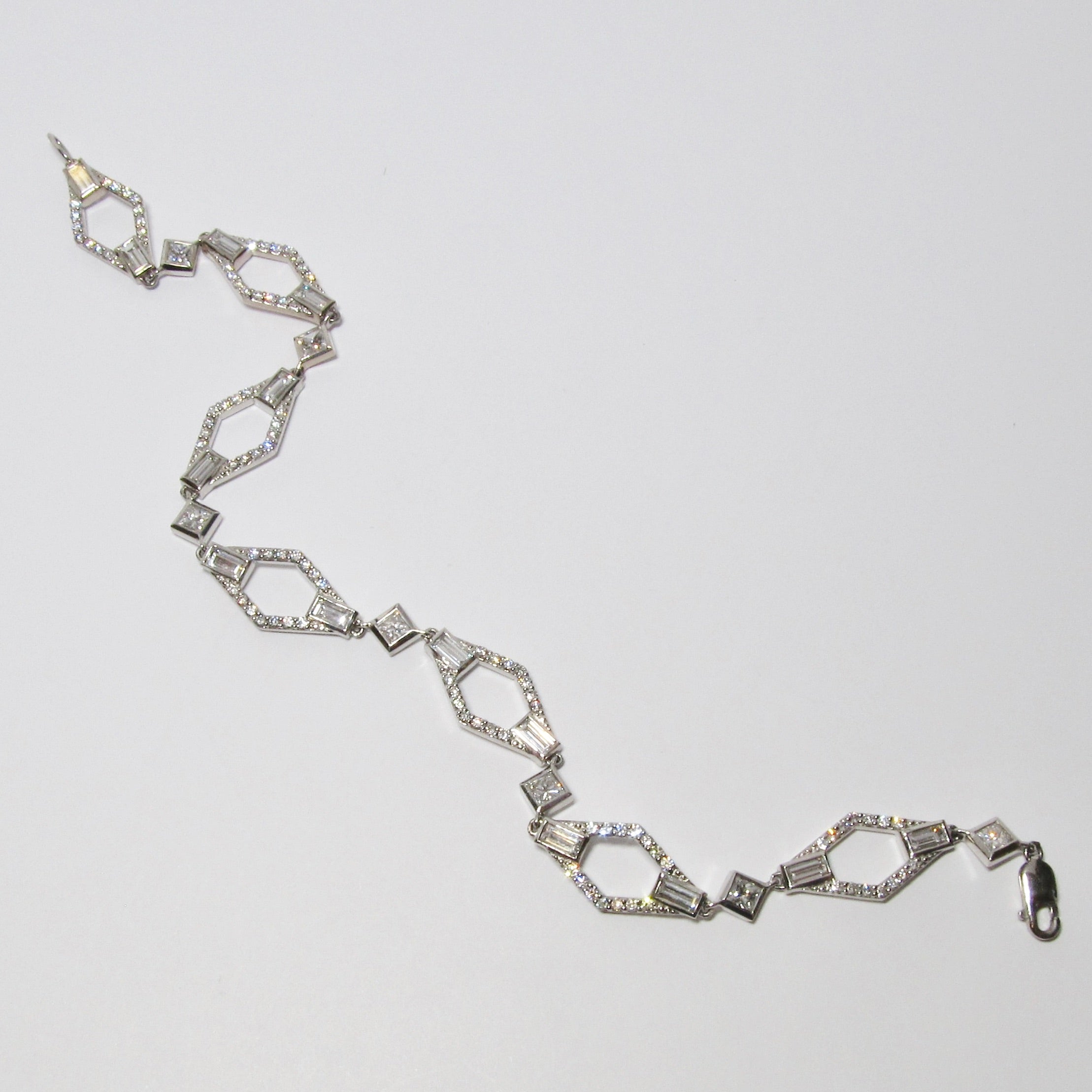 Platinum & Diamond Deco Bracelet