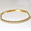 18k Yellow Gold Diamond Bracelet