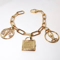 18k Yellow Gold Large Rectangular Bracelet