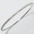 14k White Gold Bangle Bracelet