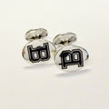 Bowdoin Cufflinks, Sterling Silver & Enamel