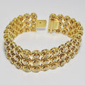 18k Yellow Gold Diamond Bracelet