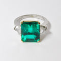Emerald & Diamond Ring
