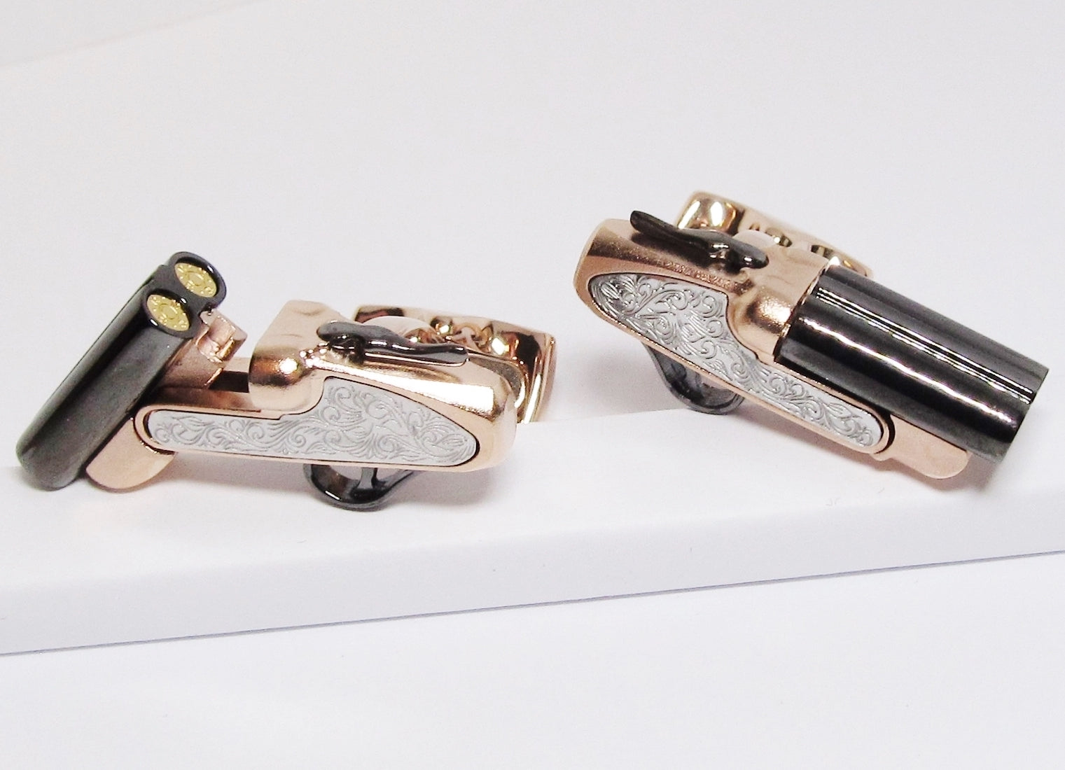 Shotgun Model Cufflink, Silver