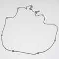 14k White Gold Diamond Necklace