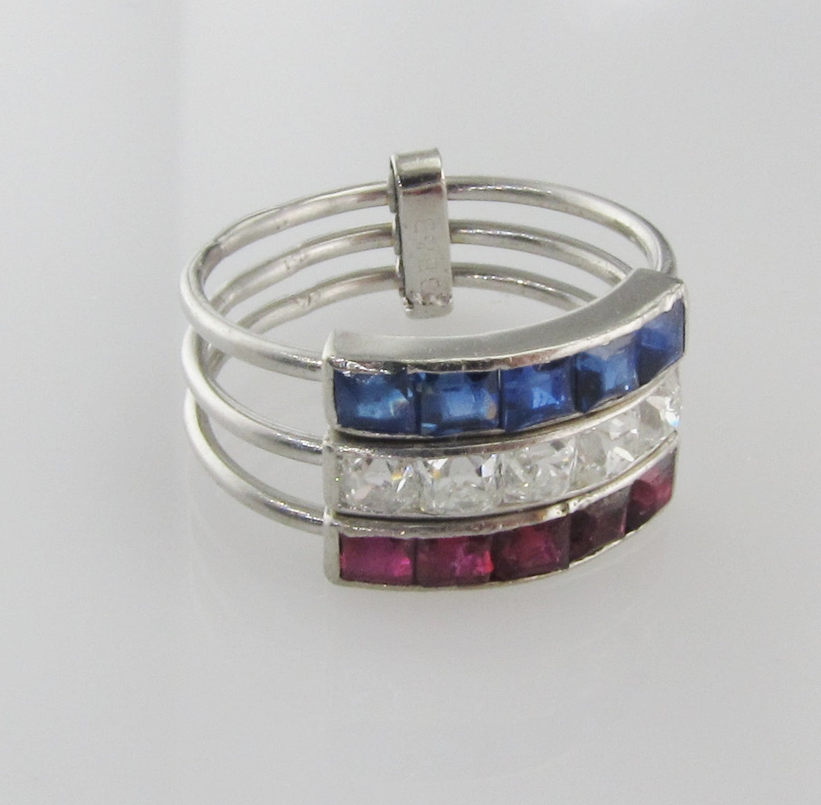 Red, White, and Blue Ring