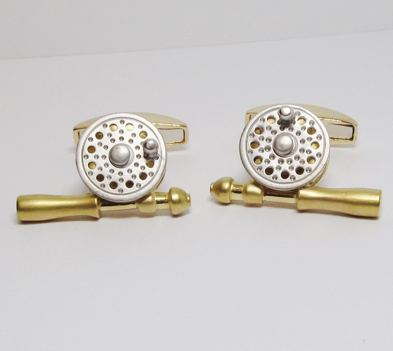 Fishing Reel & Rod Cufflink