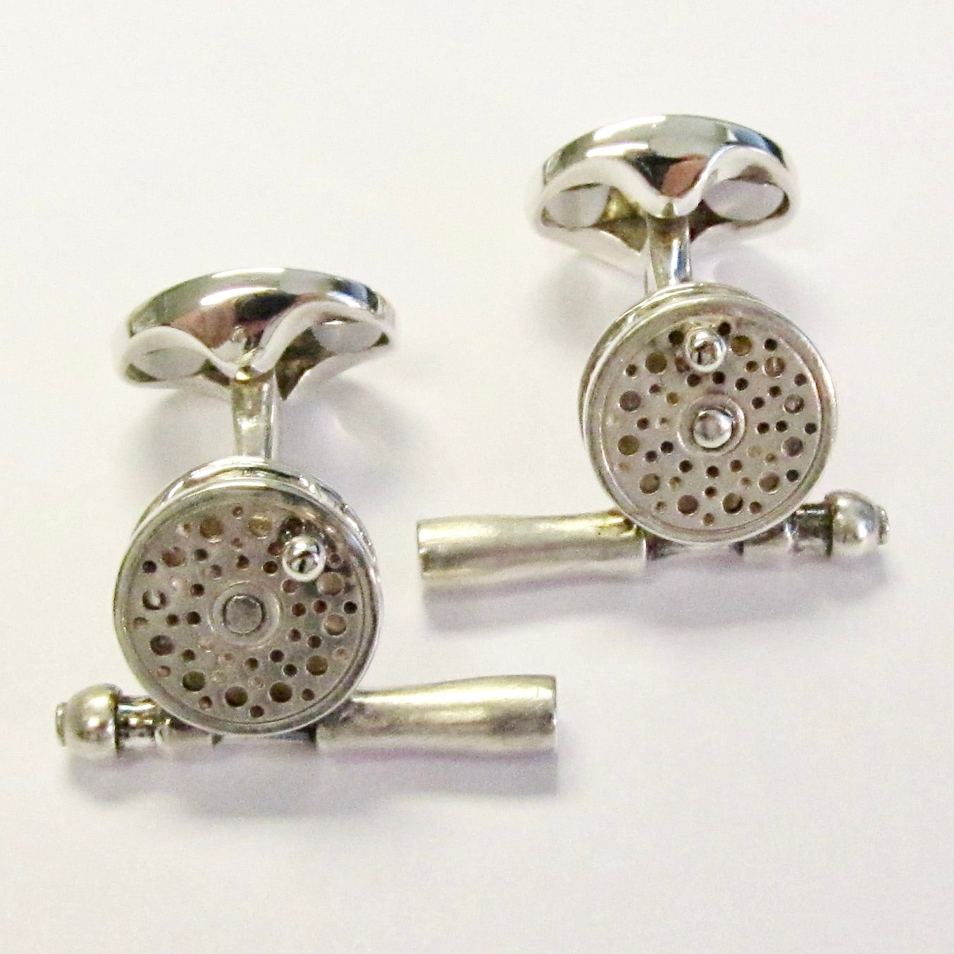 Fly Reel Cufflinks, 3D Model