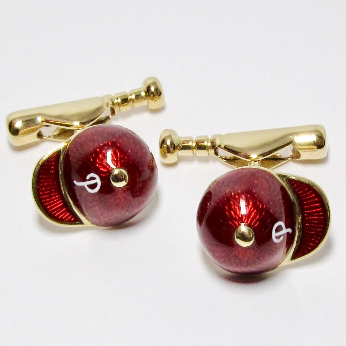 Phillies Cap & Bat Cufflinks