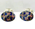 Pink Frog Enamel Cufflinks