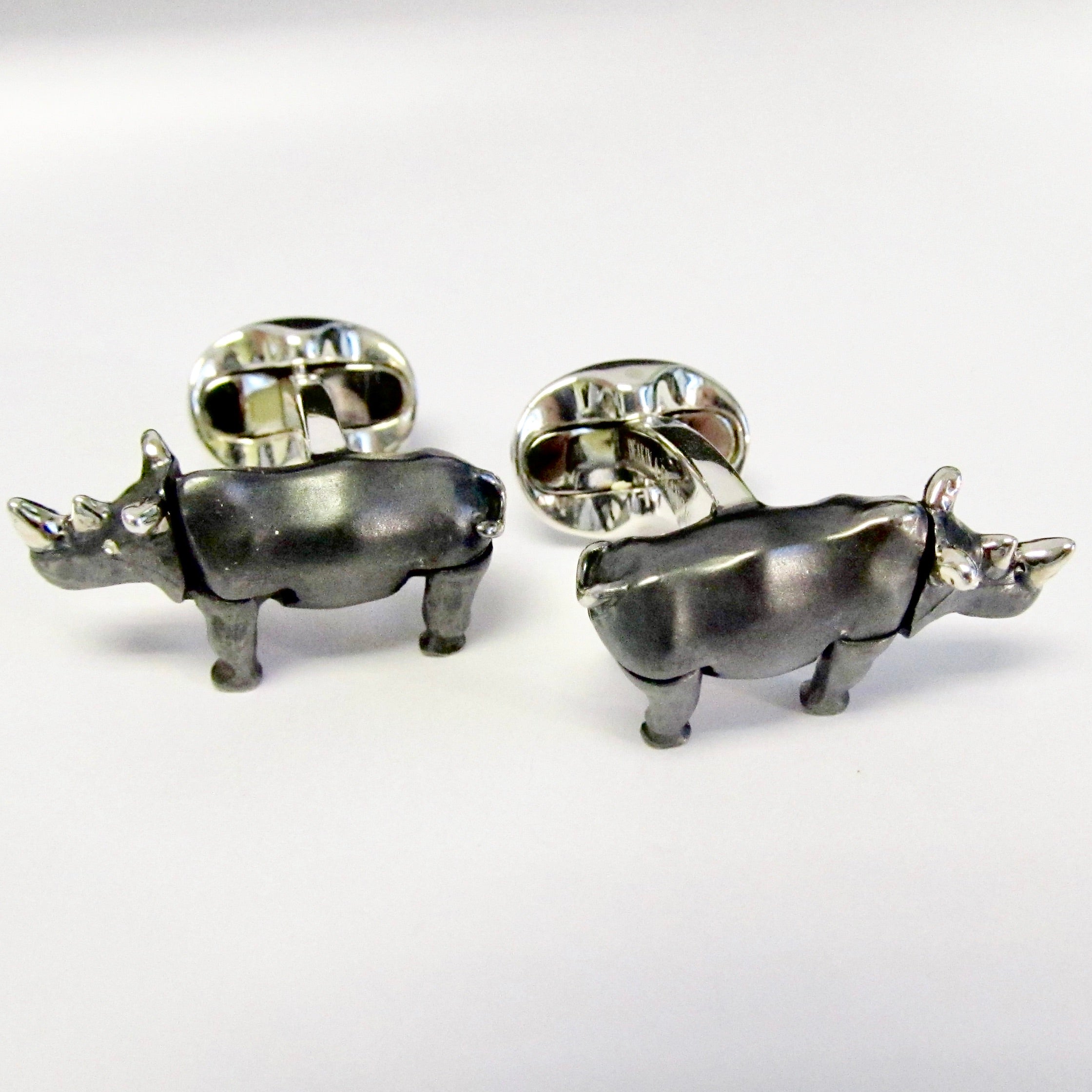 Walking Rhino Cufflinks