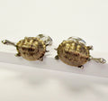 Sterling Silver Enamel Galapagos Tortoise Cufflinks