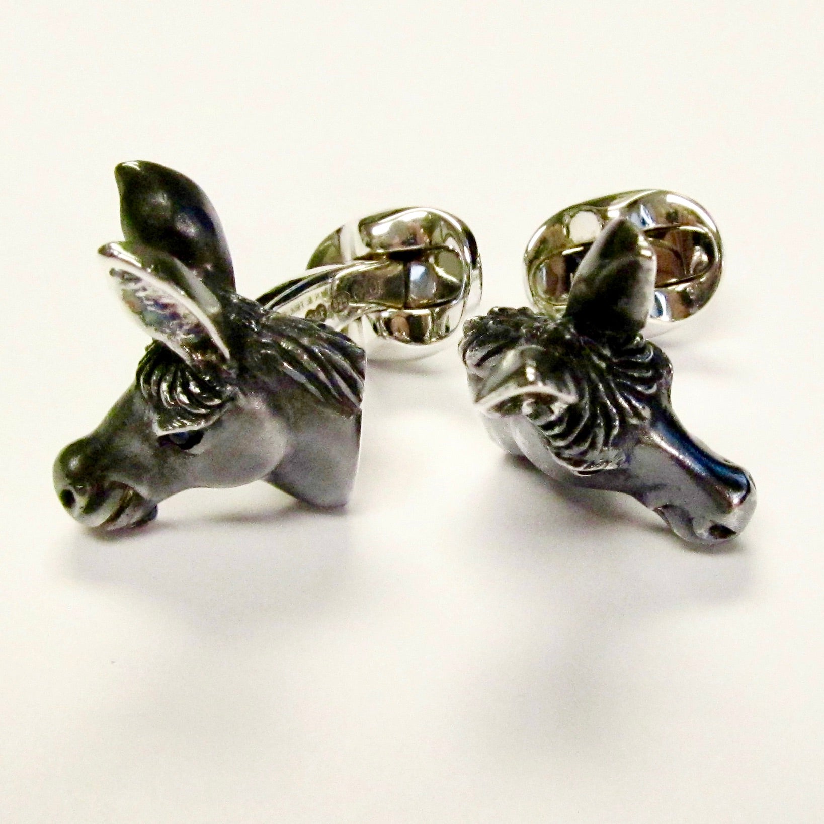 Donkey Head Cufflinks, 3D Model