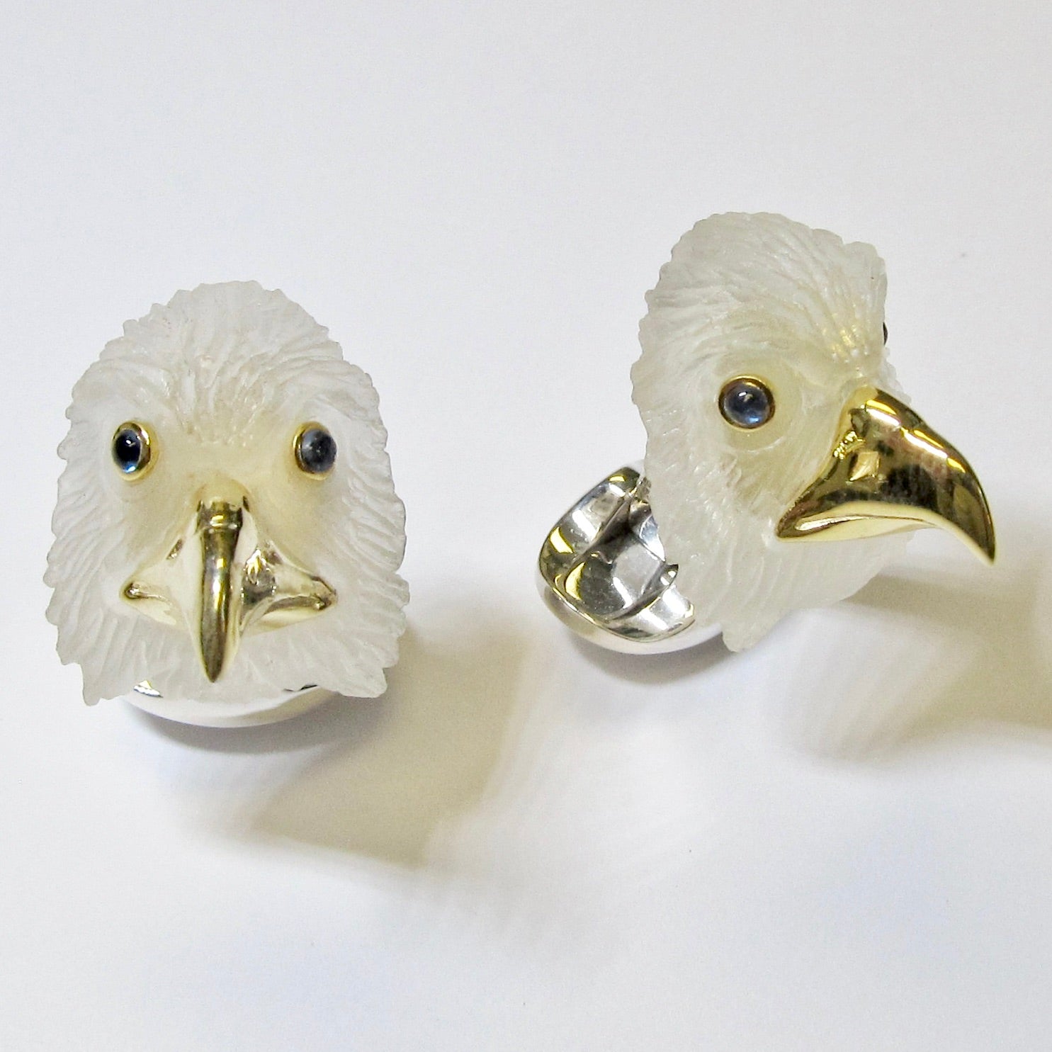 Bald Eagle Head Cufflinks