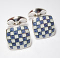 Sterling Silver + Enamel Cufflinks