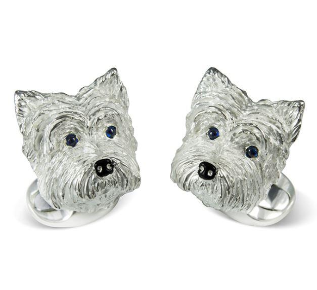 West Highland Terrier Dog Cufflinks
