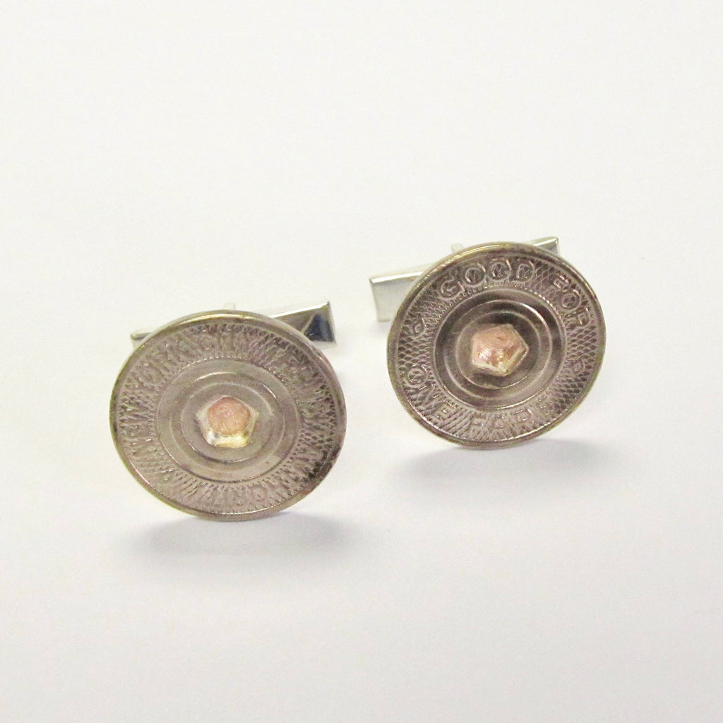 "Good For One Fare" Cufflinks