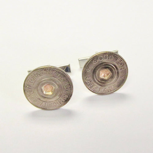 "Good For One Fare" Cufflinks