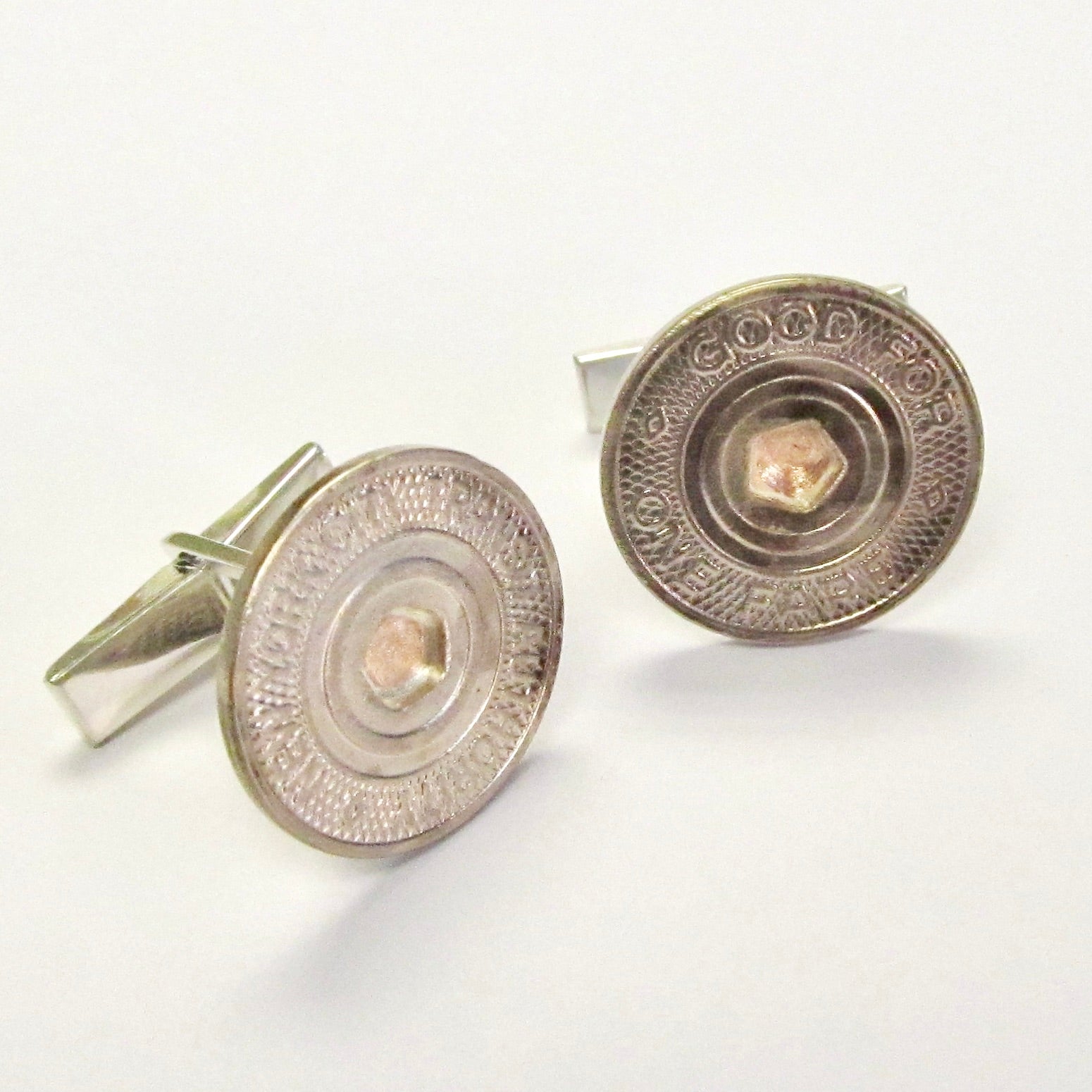 "Good For One Fare" Cufflinks