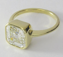 Load image into Gallery viewer, Asscher Cut Diamond Solitaire Engagement Ring
