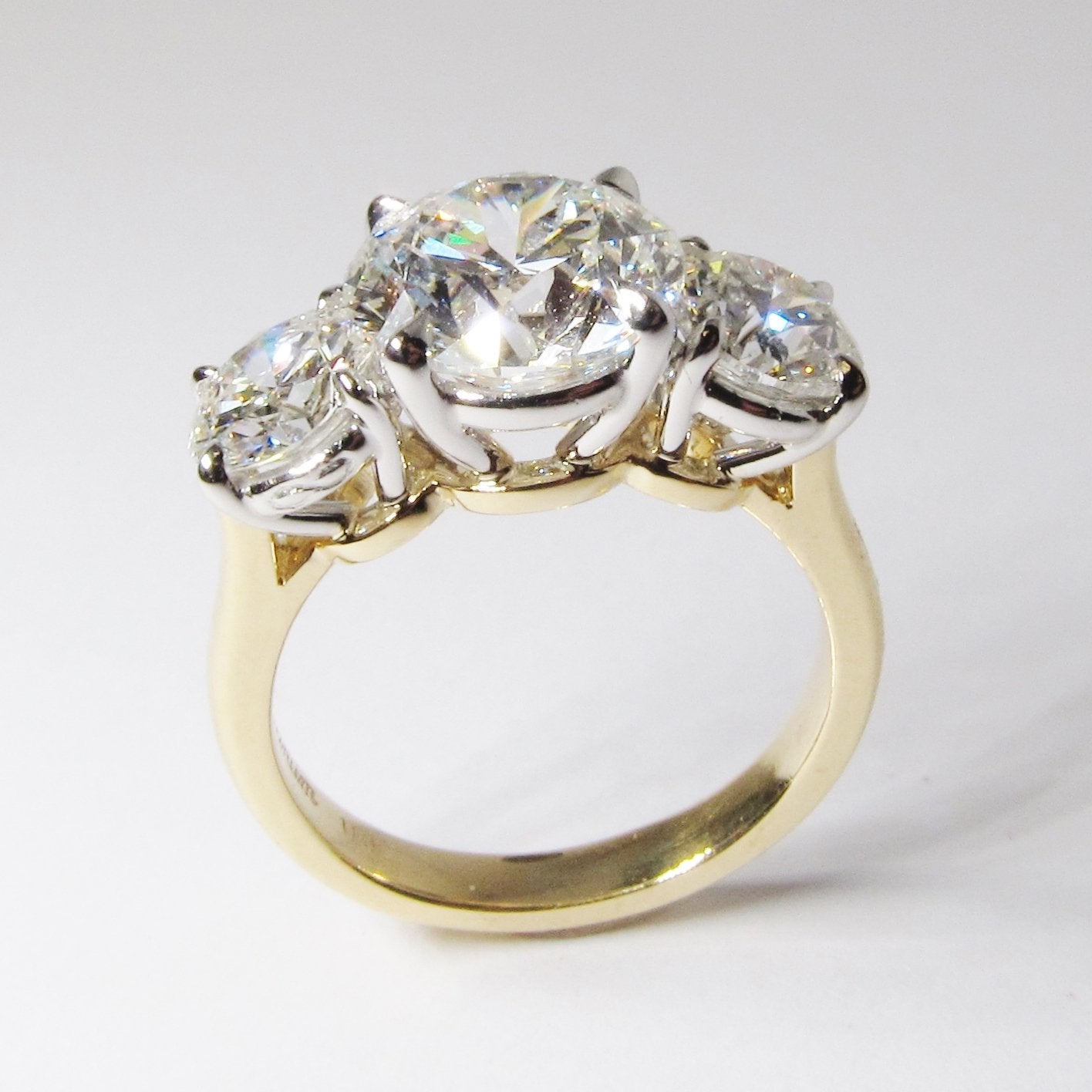 3 Stone Diamond Engagement Ring