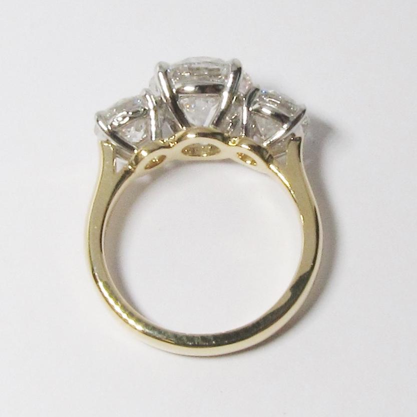 3 Stone Diamond Engagement Ring