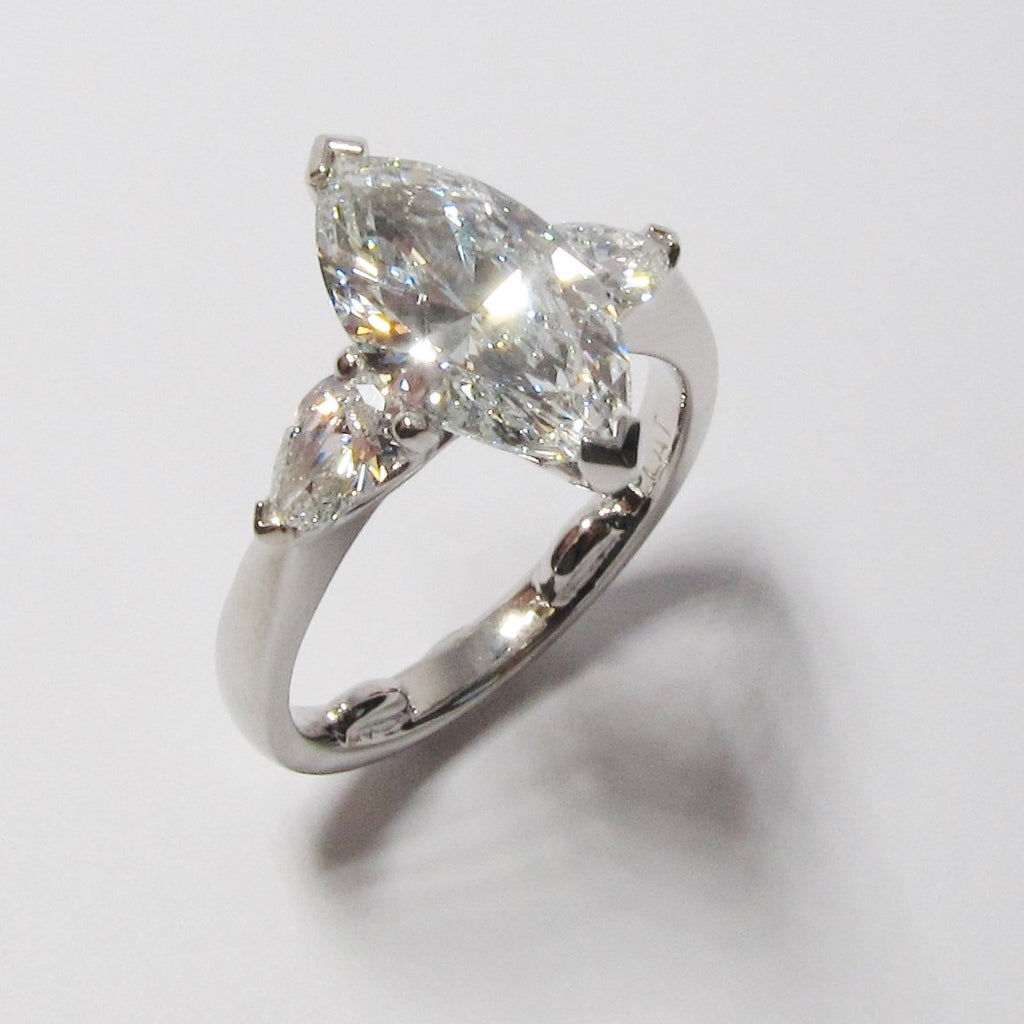 Marquise Cut Diamond Engagement Ring