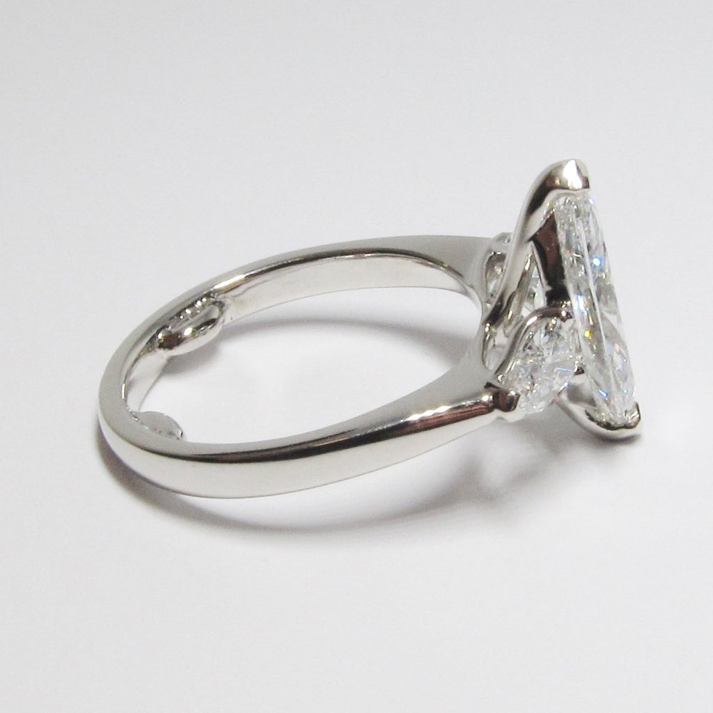 Marquise Cut Diamond Engagement Ring