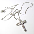 White Gold Cross Necklace