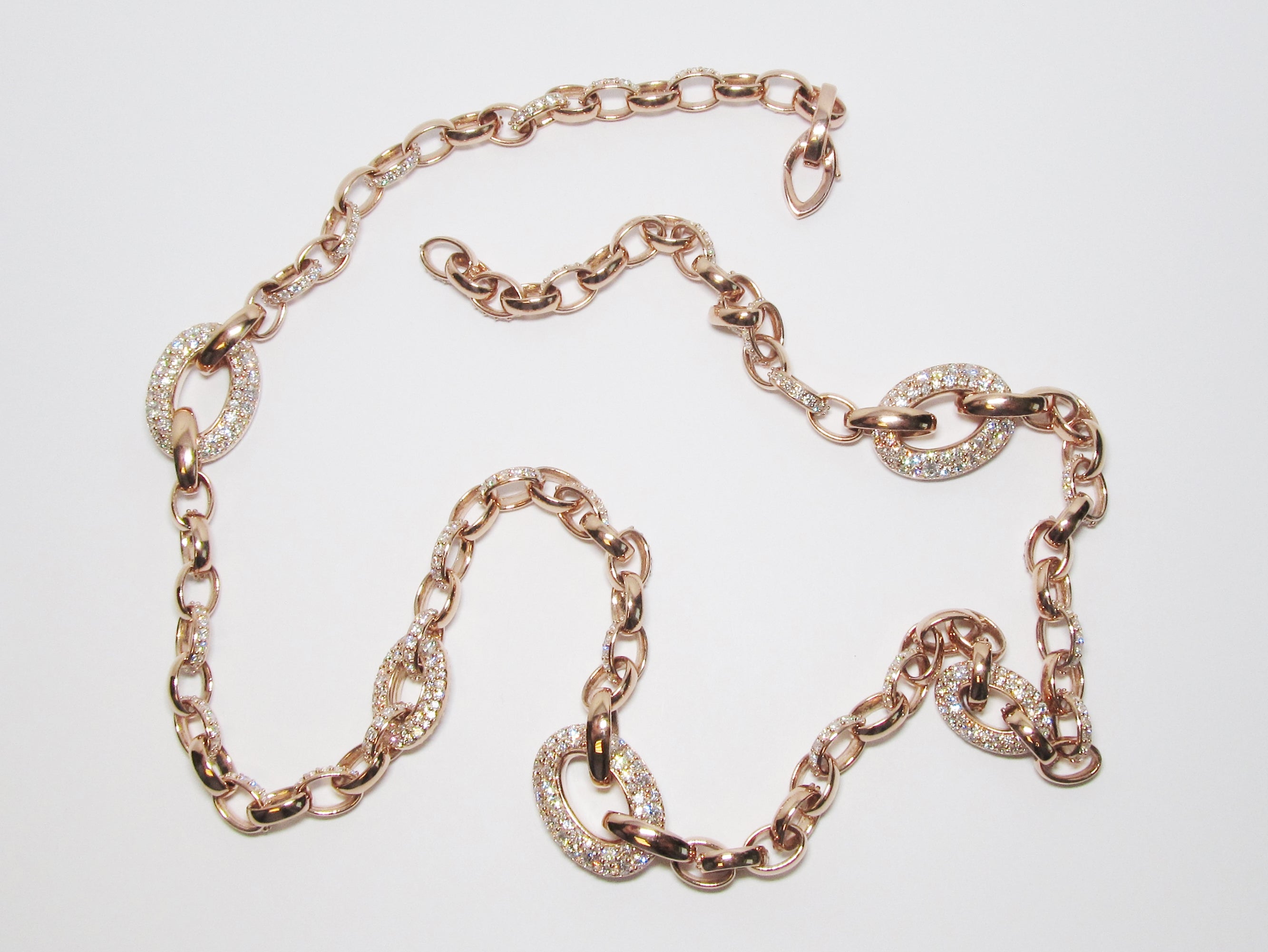 Rose Gold and Diamond Necklace