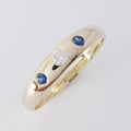 14k Yellow Gold Narrow Gypsy Ring