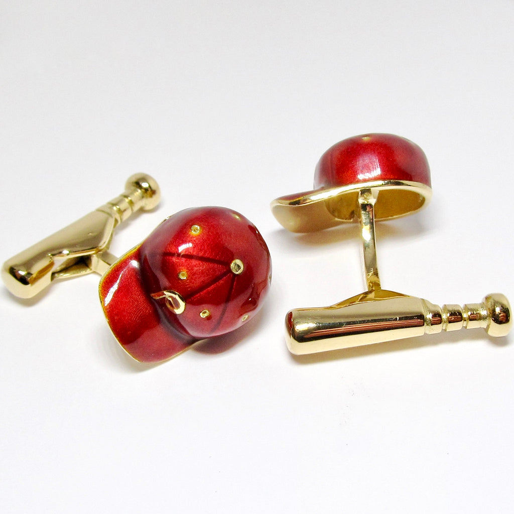 Phillies Cap & Bat Cufflinks