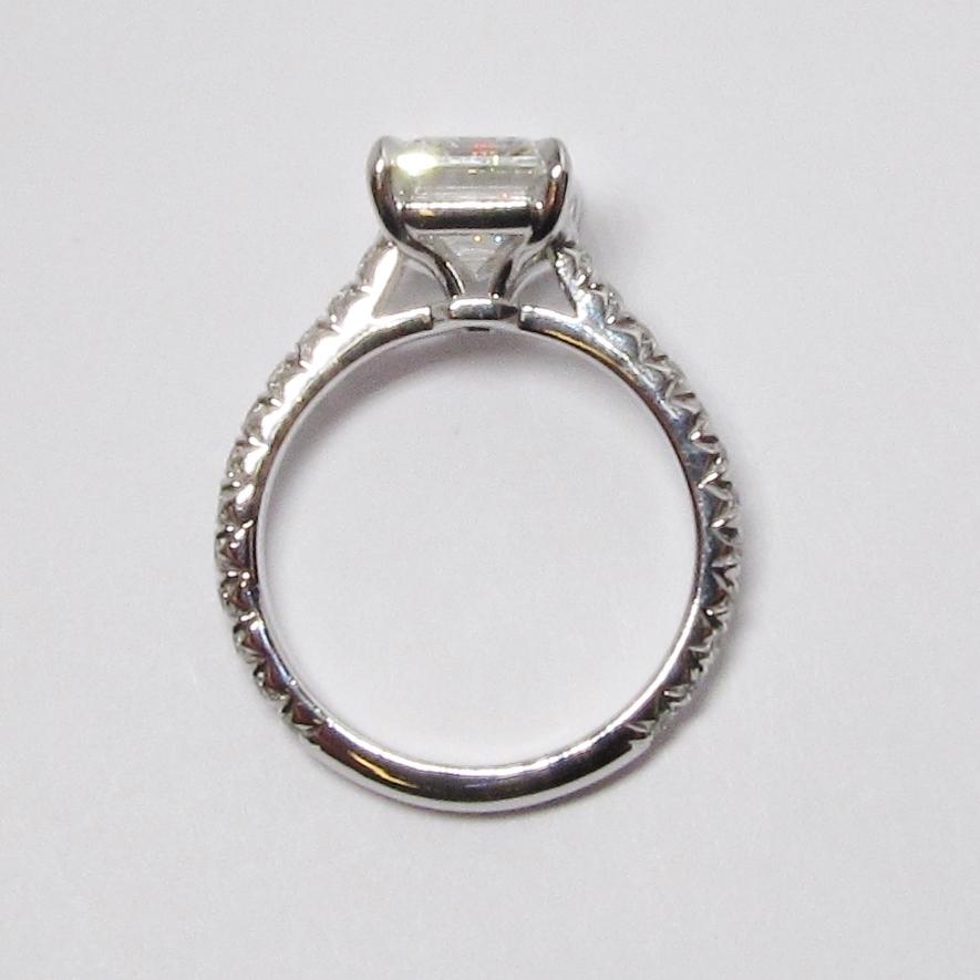 Emerald Cut Diamond Solitaire Ring