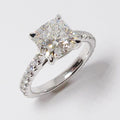 Cushion Cut Diamond Solitaire Ring