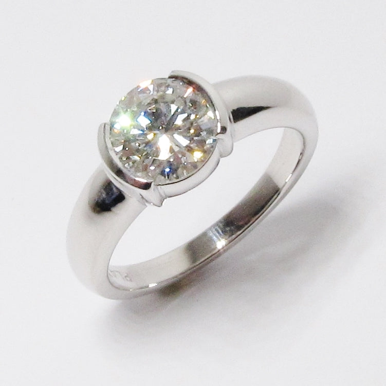 Platinum Solitaire Ring