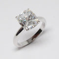Cushion Cut Diamond Solitaire Ring