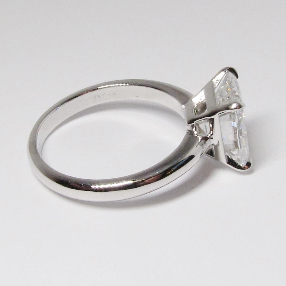 Cushion Cut Diamond Solitaire Ring