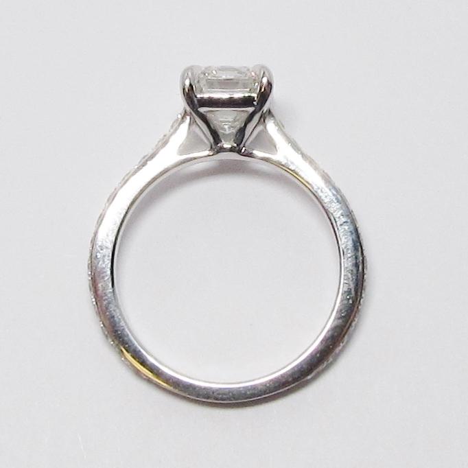 Emerald Cut Diamond Solitaire Ring