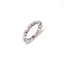 Load image into Gallery viewer, Round &amp; Baguette Diamond Eternity Band
