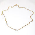 Yellow Gold Diamond By The Yard Necklace