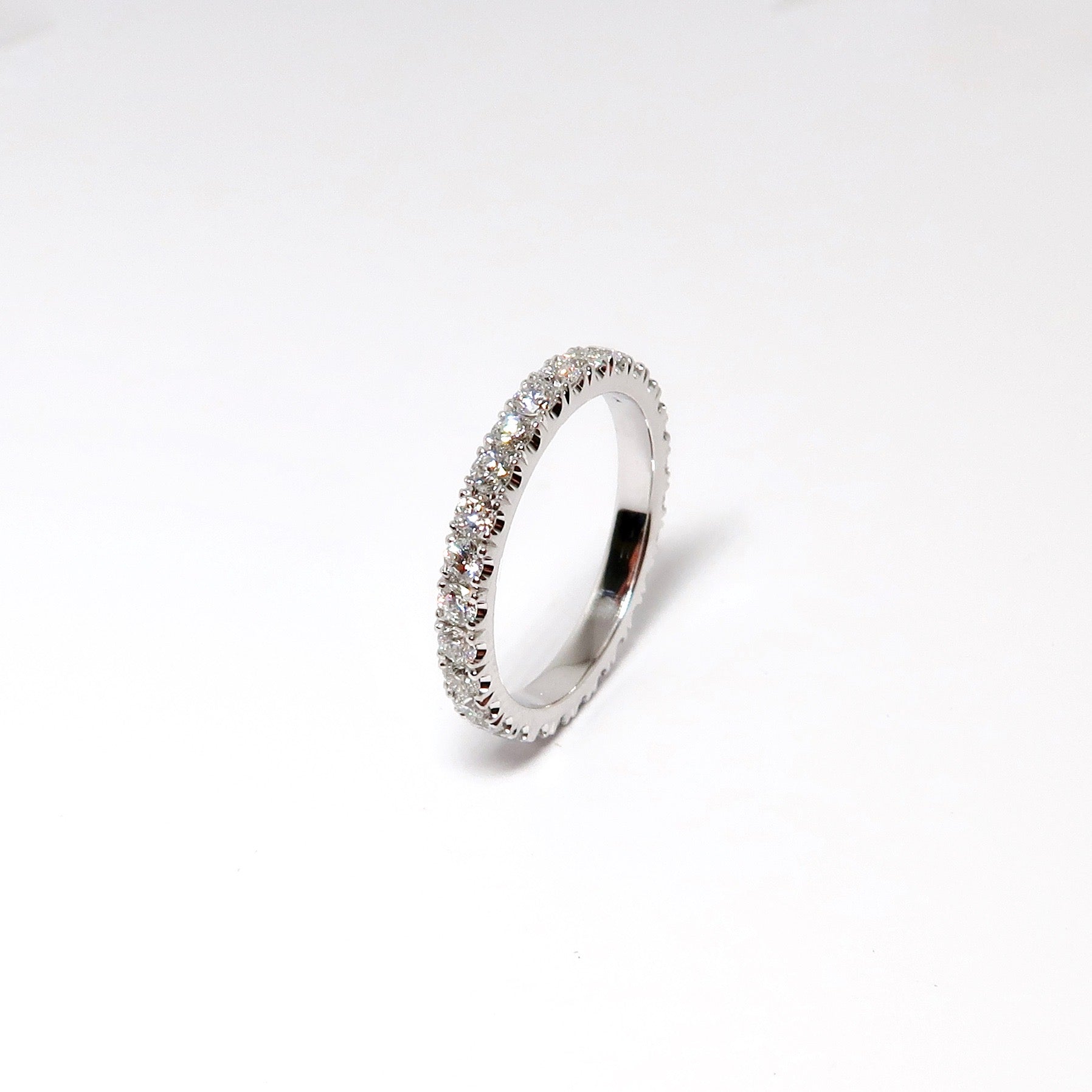 Round Diamond Eternity Band