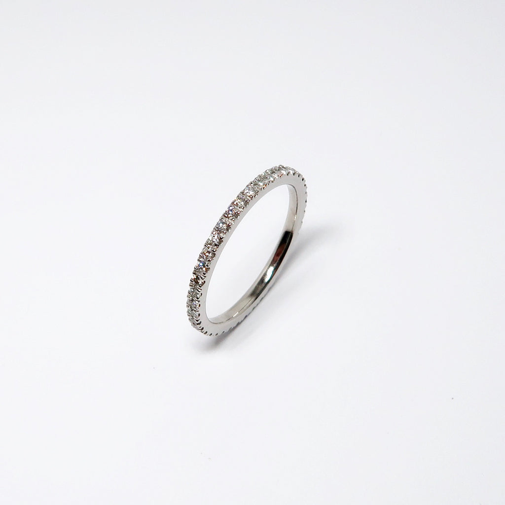 Platinum Diamond Eternity Band