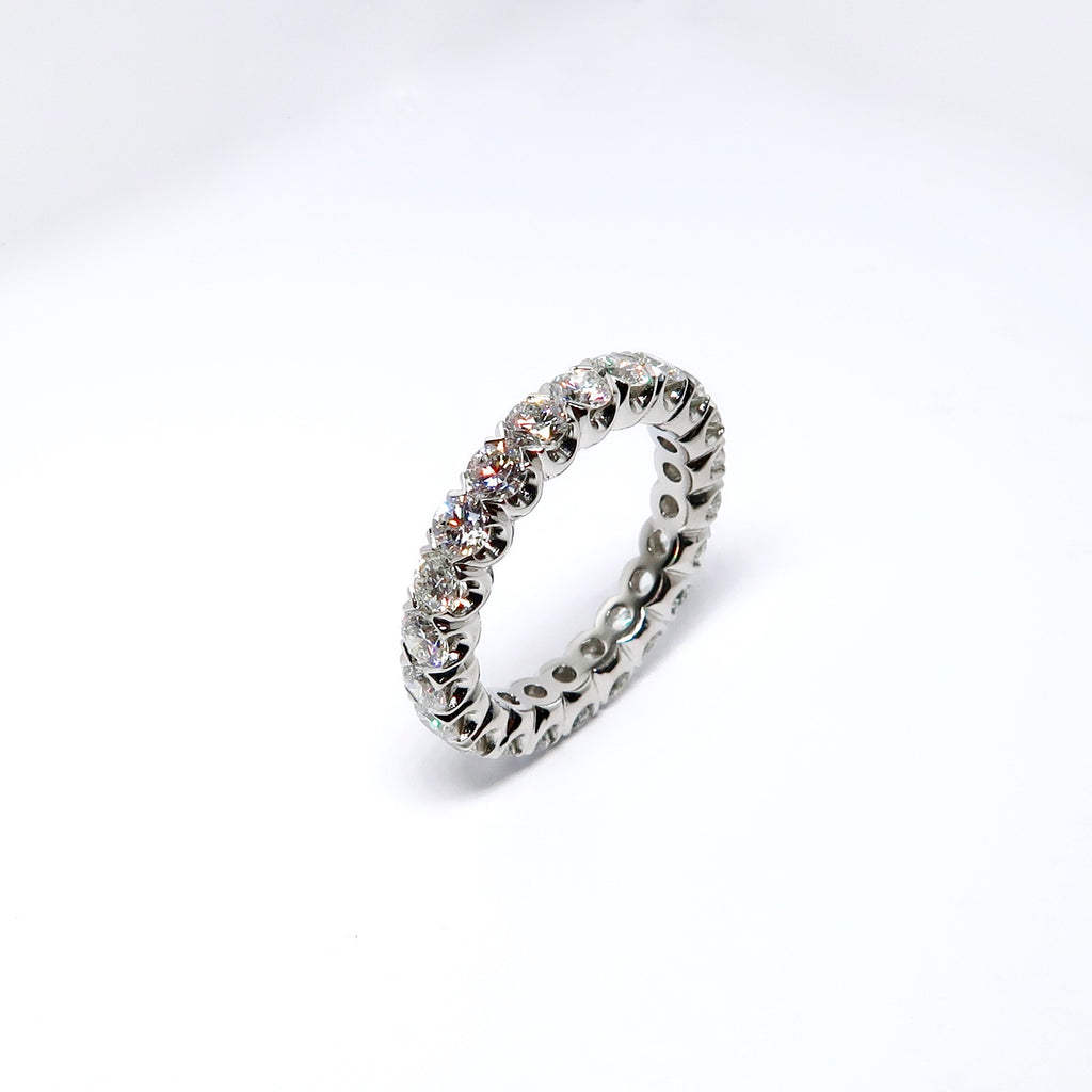 Platinum Diamond Eternity Band