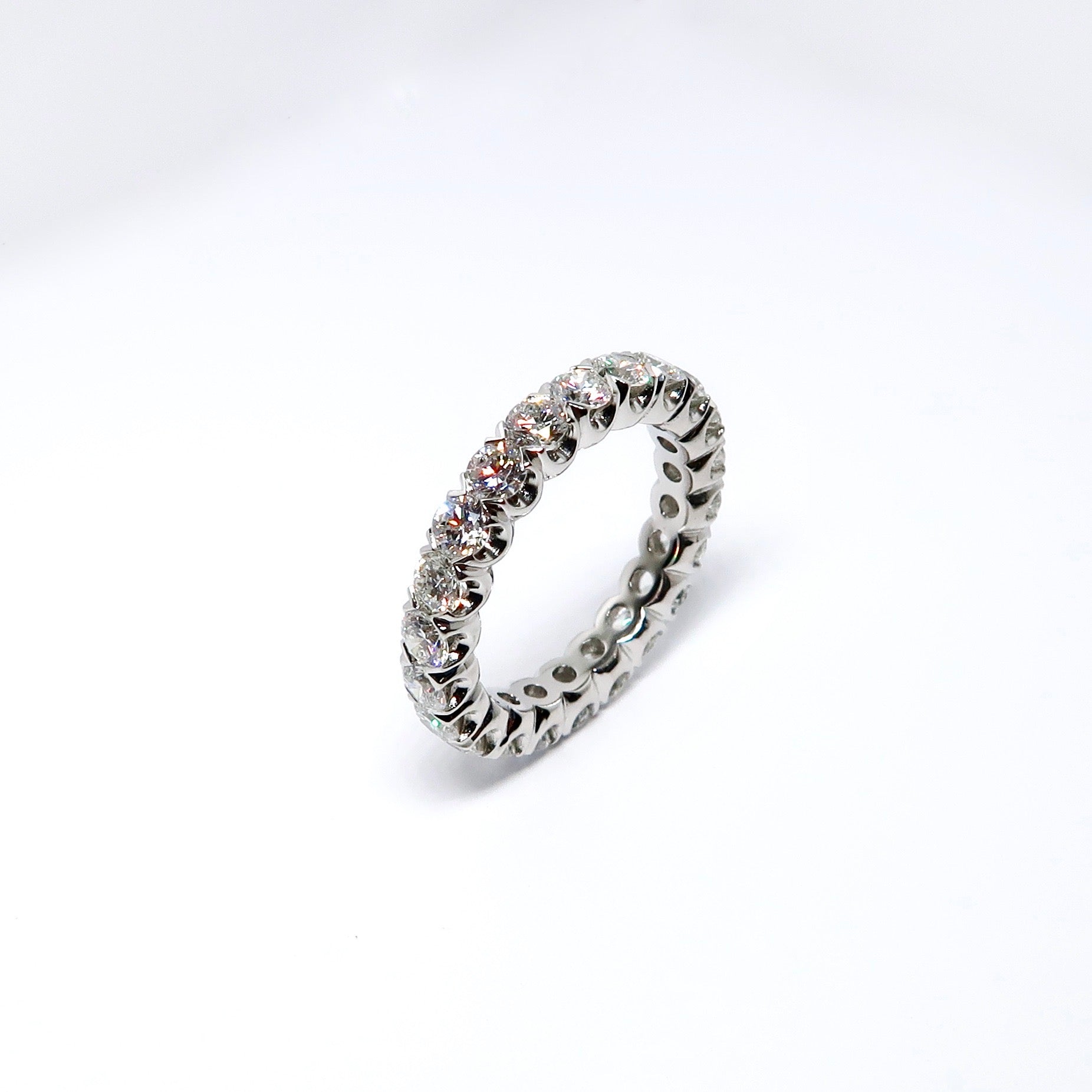 Platinum Diamond Eternity Band