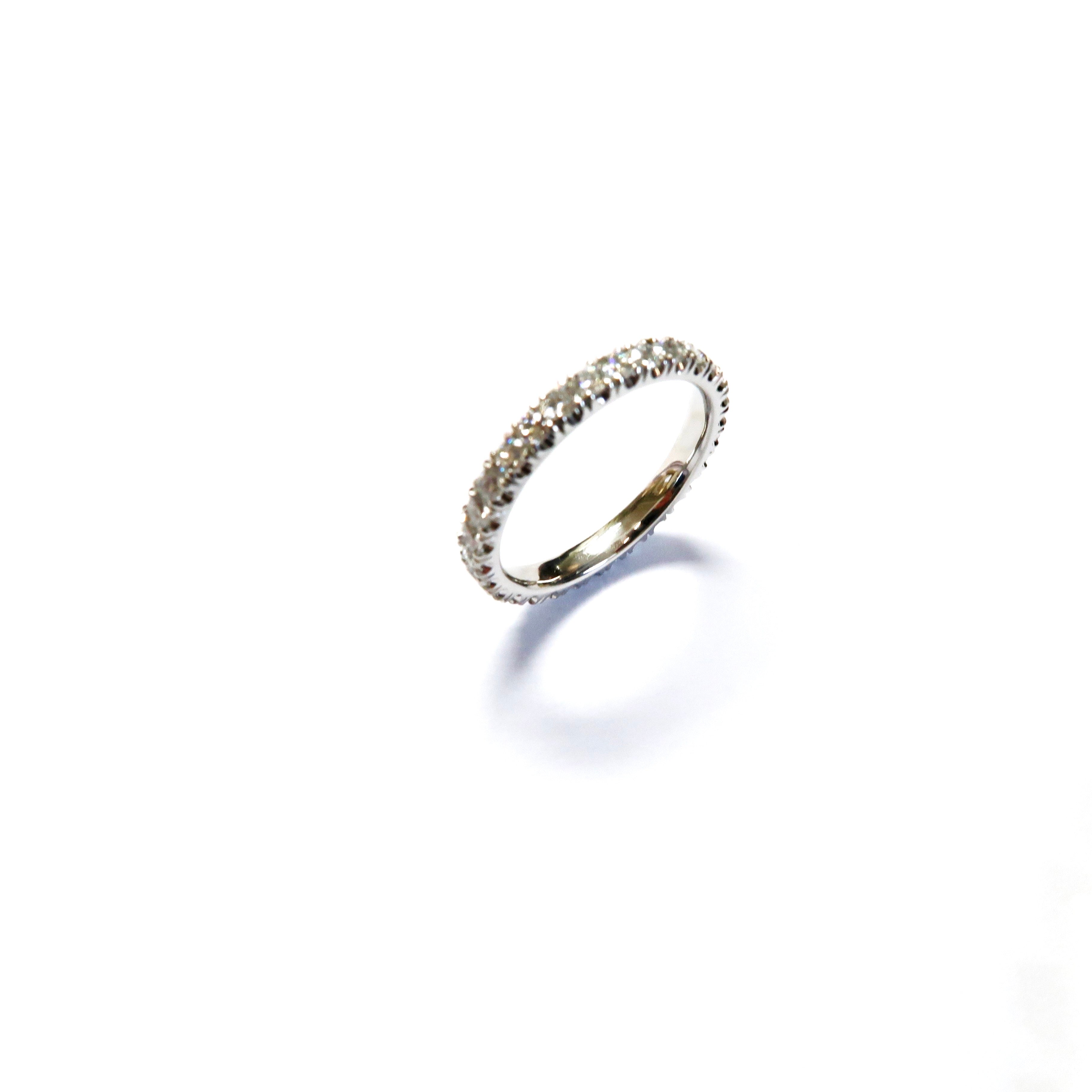 Round Diamond Eternity Band