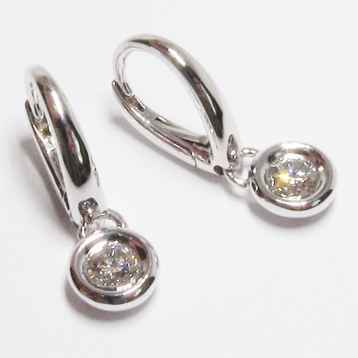 18k Gold Dangle Earrings (Available in White and Yellow Gold)